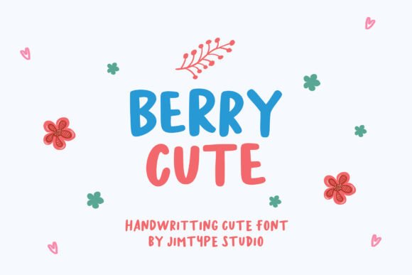 Berry Cute: The Handwritten Font That Elevates Your Brand Identity