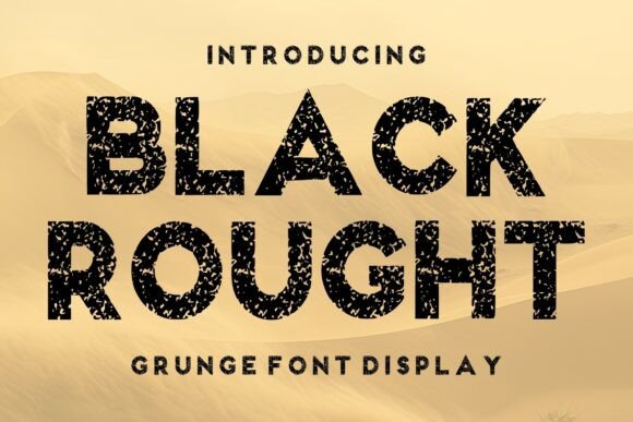 Black Rought: A Bold Display Typeface for Modern Web Design