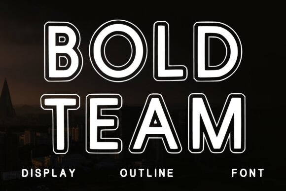Bold Team: The Modern Display Typeface for Editorial Impact
