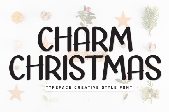 Charm Christmas: A Festive Display Typeface for Editorial Design