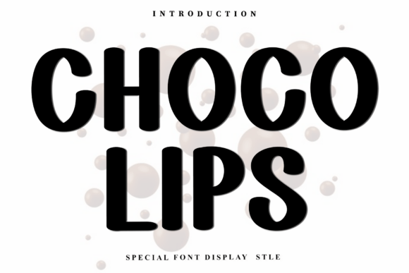 Choco Lips: A Playful Display Font for Modern Web Design