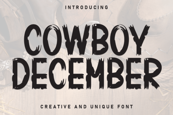 Cowboy December: A Charismatic Display Typeface for Editorial Design