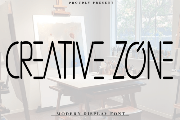Creative Zone: The Modern Display Font for Editorial Design