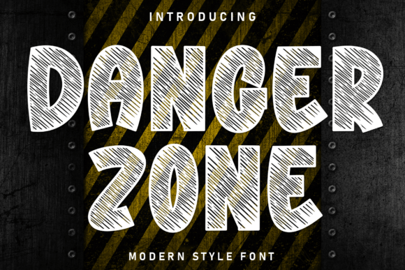 Danger Zone: The Bold Display Font That Transforms Small Business Branding