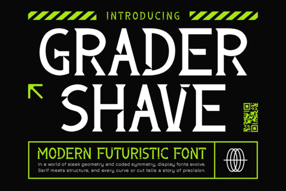 Grader Shave: A Futuristic Serif for Bold Campaign Design