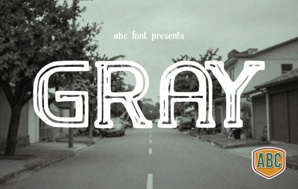 Gray: The Urban Outline Typeface for Modern Web Design