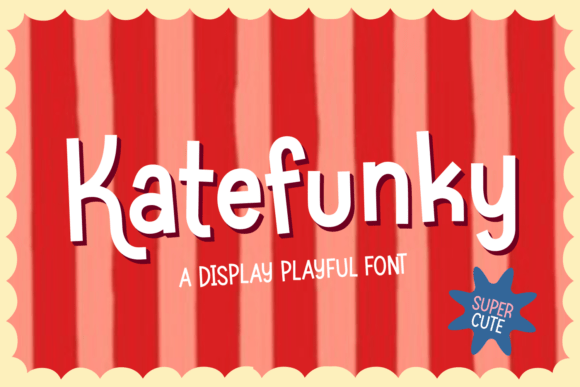 Kate Funky: The Playful Display Typeface for Bold Web Design