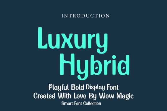 Luxury Hybrid: The Bold Display Typeface for Polished Branding