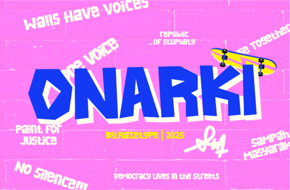Onarki: A Designer's First Look at This Bold Display Typeface