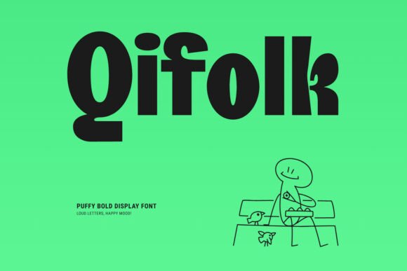 Qifolk: The Bold Display Font That Elevates Editorial Design