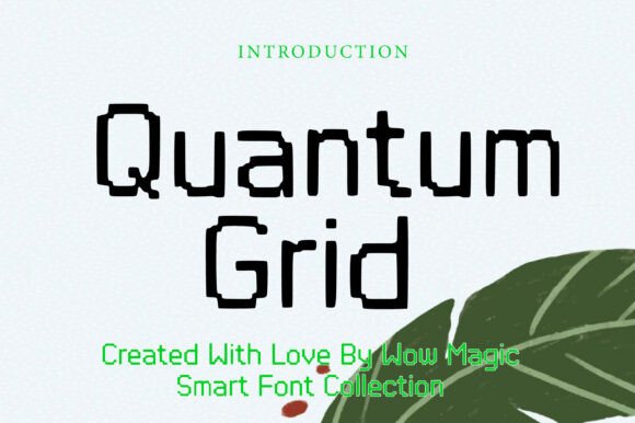 Quantum Grid: A Futuristic Display Typeface for Bold Digital Branding