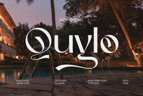 Quylo: The Modern Display Font for Editorial Design