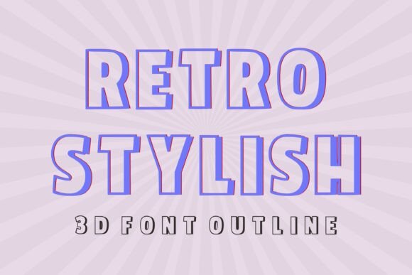 Retro Stylish: The Perfect Display Font for Editorial Design
