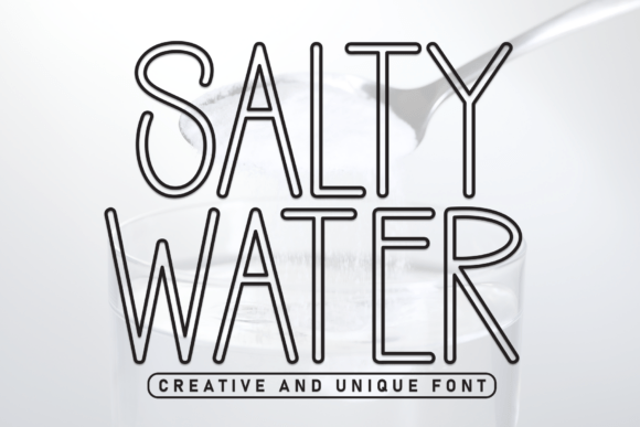 Salty Water: The Display Font That Transforms Editorial Layouts