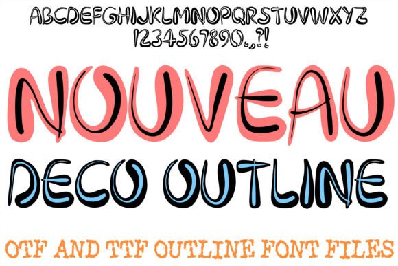Why Nouveau Deco Outline Is the Display Font for High-Impact Campaigns